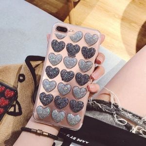 NEW iPhone Max/XR/X/XS/7/8/Plus 3D Heart case